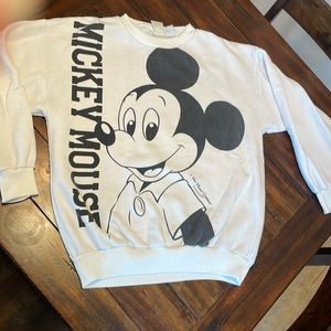 Vintage Walt Disney Company Mickey Mouse sweatshirt double sided M/L